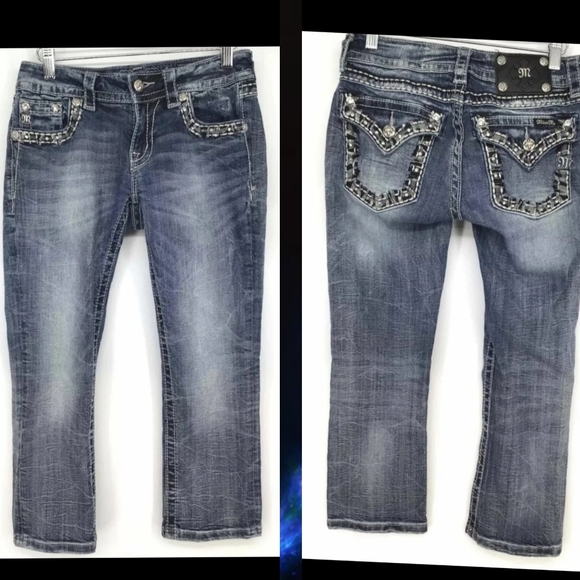 Lot of 5 Miss Me Jeans 1 Rock Revival Jeans - Picture 5 of 6